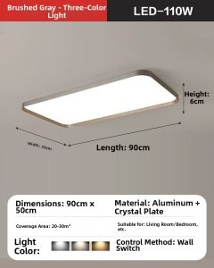 Designers Light | Eye Protection High Brightness Italian Minimalist Ceiling Light Round
