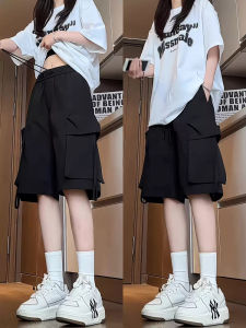 LANMENGYA | High Waisted Quick Dry Workwear Shorts With Big Pockets