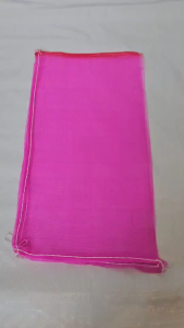 กระสอบไนล่อนชมพู บรรจุ 8-9 กก. ขนาด 32 x 65 ซม. กระสอบใส่หอม กระสอบใส่หอมแขก กระสอบใส่กระเทียม กระสอบตาข่าย กระสอบตาข่ายไนล่อน กระสอบไนล่อน กระสอบชมพู กระสอบราคาส่ง กระสอบราคาถูก
