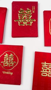 Pinky Bee Angpau Hongbao Wedding Amplop Kawin Double Happiness 71014500