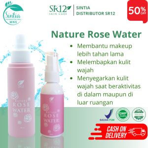Kisprai Wajah Tahan Lama: Nature Rose Water SR12 Facial Spray