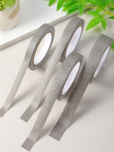 Grey Cloth Pattern Beautifying Seal Strip Wardrobe Repair Edge Strip Gap Covering Patch Wall Cloth Decorative Strip Sticker