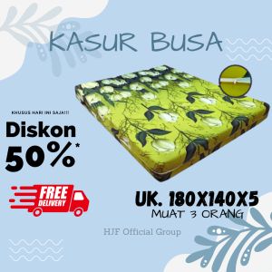 Kasur Busa ukuran 180x140x5 Kasur Busa Muat 3 Orang