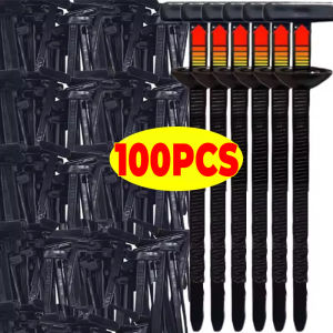 【WOKEN】100PCS Universal Nylon Zip Ties Multi-Purpose Car Engine Guards Underbody Panel Fastener Clip Screw Replacement Heavy Duty Self-locking Cable Tie