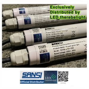 SANSI 15W C21GL-LT01-15W IP65 MODULAR WATERPROOF 0.6m TUBE LIGHT (FULL SPECTRUM) PLANT / PLANTED AQUARIUM MULTI-TUBE CONNECTIVITY
