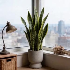 32/37cm Artificial Succulent Plants Fake Sansevieria Indoor Tiger Fur Tropical Faux Snake Plant Office Hotel Balcony Home Decor