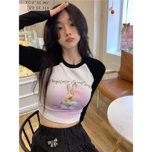 SM COLLECTIONN CROP TOP LONGSLEVEE MARMUD SWEET DTF KNIT