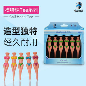 Caiton Personalized Golf Ball Tee Plastic Spike Ball Tees Golf Serving T Model Styling Golf Sports Fans Supplies