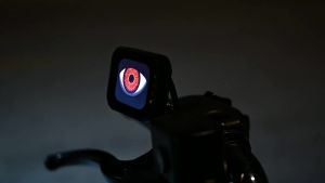 Devil Eyes LED Light Dynamic Screen 12-36V Motorcycle Mirror 6 Modes for Motorcycle Decorative Lights Car Headlight Accessories