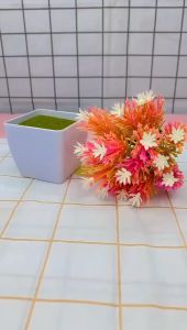 PT60 Pot Tanaman Hias Bunga Melati Plastik Ornamen Pot Bonsai Artificial Flower Decoration Tanaman Bunga Plastik Dekorasi Rumah