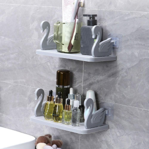 Kệ thiên nga dán tường đựng đồ dùng Chắc Chắn  để nhà bếp  phòng tắm