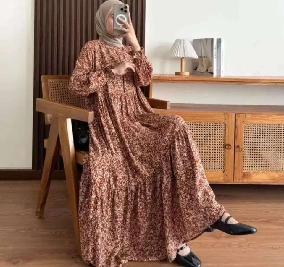 midi dress rayon twill Multi-Colored Rayon Twill Printed Midi Summer Dress by Advait at Pernia's Pop Up Shop 2026