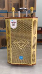 Loa kéo di động Bluetooth chính hãng AZPROAZ-2506-A Bass 40 thùng gỗ cao cấploa 3 đường tiếngmạch Reverb 10 núm chỉnhtặng 2 mic không dây UHF