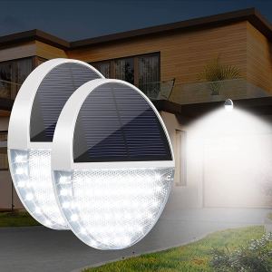 48LED Solar Motion Sensor Light Outdoor Super Bright Solar Security Wall Lamp for Garage Front Door Wall Porch Step Fence Street