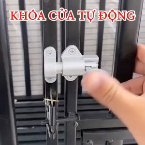 Chốt Khóa Cài Cửa Tự Động | Hợp Kim Nhôm Cao Cấp Chống Gỉ | An Toàn Cho Cửa Ra Vào Cửa Sổ Cửa Tủ