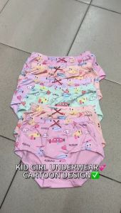 KID GIRL CARTOON PANTIES UNDERWEAR COTTON 1 SET 3X PCS/HELAI/SELUAR DALAM ANAK/SELUAR DALAM KANAK-KANAK GOOD QUALITY READY STOCK