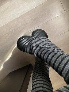 Quần Dài Kẻ Sọc Xám Mỏng Mùa Hè Cho Nữ Quần Dài Đi Bộ Thoải Mái Quần Dài Đi Làm Quần Dài Ống Đứng Vải Polyester Thoáng Khí