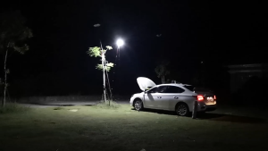 KKOLE LED remote control can adjust the new outdoor travel camping light multi-functional folding waterproof camping light field tent stall stall lamp