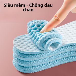 XIANZHAO | Đế Lót Giày Mềm Mại Thoải Mái Chống Đau Hấp thụ Sốc Dày cho Phụ Nữ Mùa Hè