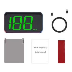 M2 Head Up Display GPS HUD Digital Speedometer Plug And Play Universal Cars Big Font KMH Windshield Projector Auto Accessories