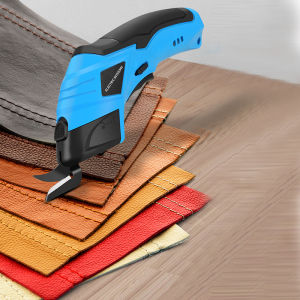 กรรไกรไฟฟ้าแบบพกพา ชาร์จซ้ำได้ ตัดผ้า หนัง ง่ายดาย ใช้สำหรับตัดเย็บเสื้อผ้า