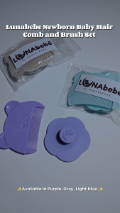 Lunabebe Newborn Baby Hair Comb and Brush Set