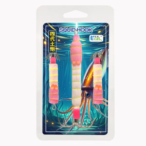 Strong Luminescent Stainless Steel Fish Hooks Double Umbrella Hook Blow Tube Hook for Shrimping And Squid Fishing in Ocean