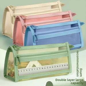 JIFANPAUL | Double Layer Large Capacity Pencil Case