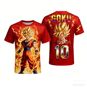 Bandai | 2026 Edition Special Edition Mens Football Sport Shirt T-Shirt for Children - 3D Printed T-Shirt - Outdoor Leisure Sports Shirt