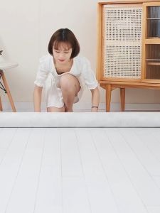 【Not afraid of uneven ground】3D Vinyl Floor Sticker Waterproof PVC Self Adhesive Vinyl Flooring Tiles(1*5/10M) for Home Decor