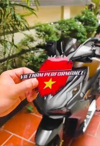 Tem Dán Xe Performance Dán Xe Máy Ô Tô Decal Chất Liệu PVC Cao Cấp Chống Nước Bền Màu