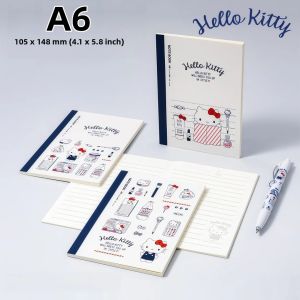 Sổ Tay Bỏ Túi Hello Kitty A6 - Bộ 1/4/8Pc Sanrio Cartoon Lined Journal Sổ Tay Di Động Dành Cho Học Sinh
