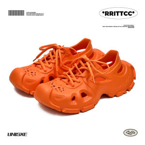 RRITTCC Summer New Outdoor Breathable Water Shoes Mens Beach Sandals Dad Style Cloggers Lightweight EVA Slip-On Shoes