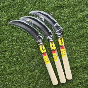 เคียวปาดจีน ด้ามไม้ ทรงปีกนกใบมีดทำจากเหล็กแมงกานีสใช้เกี่ยวหญ้า ใช้งานอเนกประสงค์