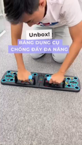 Bảng chống đẩy Dụng cụ hít đất đa năng 12 trong 1 tập ngực vai tại nhà