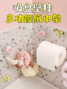 Strong Adhesive Hair Accessory Hook Bathroom Wall Mounted Hair Ties Organizer No Drilling Required Plastic Storage Solution