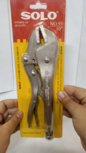 โซโล คีมล็อคSOLO  รุ่น.93-10" ปากตรง SOLO