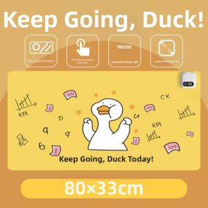 Extra Large Heated Mousepad Warmer Desk Mat for Office Computer Desktop Hand Warmer Super Size Felt Material Warmth All Year round