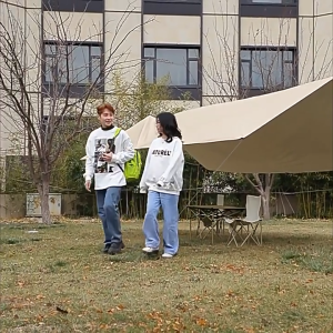 Portable tent for outdoor camping suitable for camping and picnicking with sunshade function