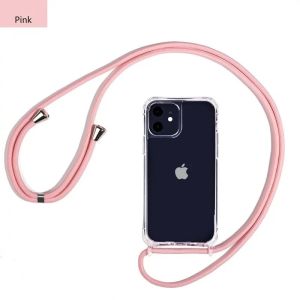 YJJ Clear Soft Cover Crossbody Necklace Cord Lanyard Transparent Hard Case For iPhone 15 14 13 12 MiNi 11 Pro Max XS XR X 8 7 Plus SE 3