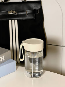 แก้วน้ำเซรามิกทรงสูงสำหรับผู้หญิง แก้วน้ำมันมะพร้าว แก้วน้ำผลไม้ ขนาดเล็ก ทนความร้อนได้ แก้วน้ำใส