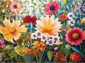 Flower paper Puzzle 500/1000/1200/2000PCS for Jigsaw Puzzle Bedroom Gameroom Livingroom Home Party Decor Birthday Gift