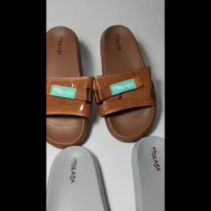 Sandal Jelly Slop Wanita Ban 1 Checkered Emboss MOKAYA Import MKY 333-22 37-41