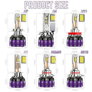 Bullvision H7 H4 LED Canbus Headlights 6000K 1500W Super Bright H11 H1 HB3 9005 6000K H8 HB4 9006 H9 9012 HIR2 Turbo Fog Lamps