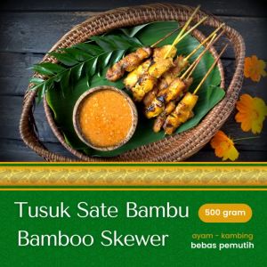 Tusuk Sate Ayam atau Kambing