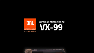 JBL VX-99 Wireless Microphone Rechargeable UHF Professional Handheld Mic for Party Karaoke