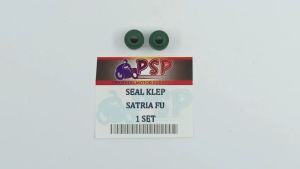 Seal Klep SATRIA FU SET ISI 2 (PSP) - Sil Siel Valve Stem Karet Batang Kelep Klip SUZUKI SATRIA FU