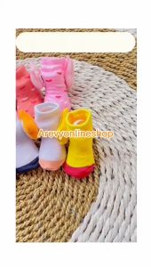 3 Pasang Kaos Kaki Bayi Newborn Baby Kingdom Kaos Kaki Boneka Timbul 0-6 Bulan Perlengkapan Baby Newborn