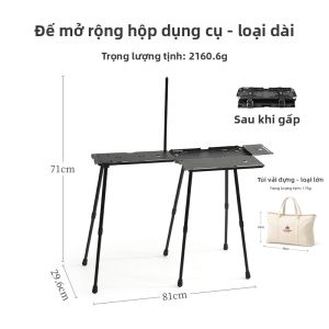 ISE MOUNT | Bàn Dã Ngoại Gấp Gon Có Thể Điều Chỉnh