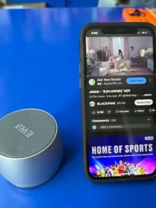 💯Original Portable EWA A107s 5W Aluminium Material Bluetooth Speaker Support Micro SD Mini